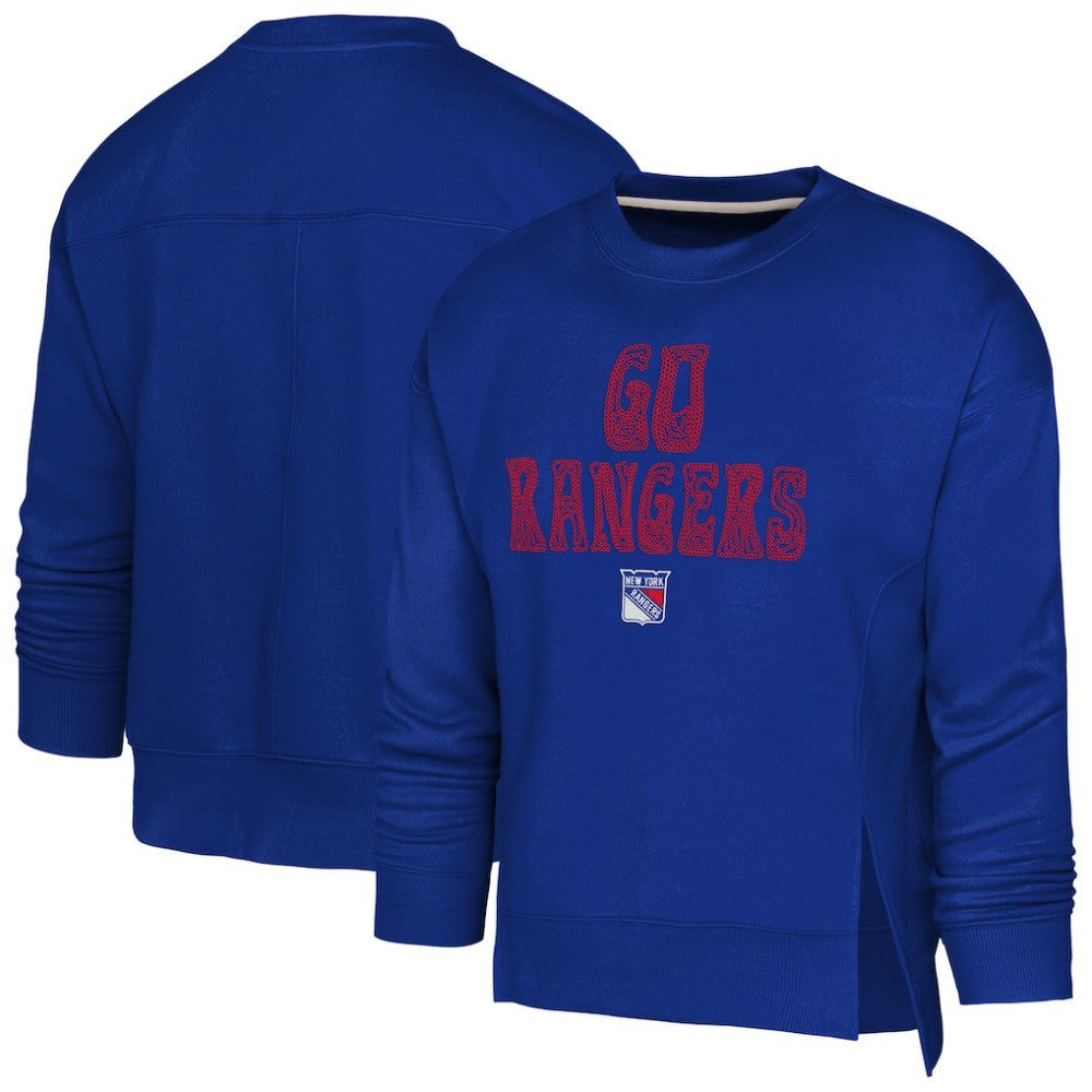 New York Rangers Outerstuff Girls Youth Game Love Sweatshirt Royal