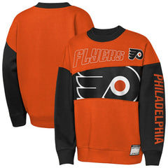Philadelphia Flyers - Outerstuff Youth Impact Player Sweatshirt Orange/Black