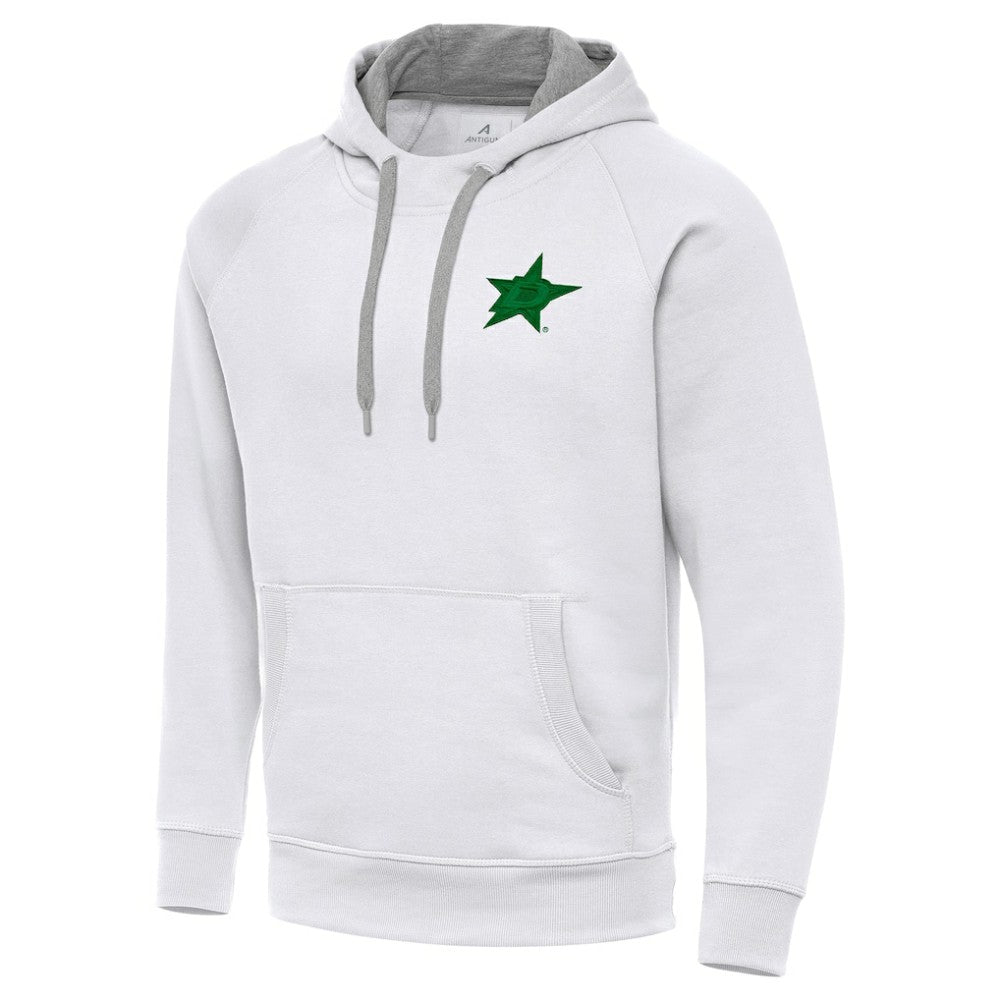 Dallas Stars - Antigua St. Patrick's Day Victory Pullover Hoodie White