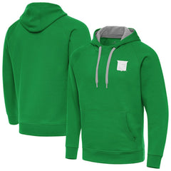 New York Rangers Antigua St. Patrick's Day Victory Pullover Hoodie Kelly Green