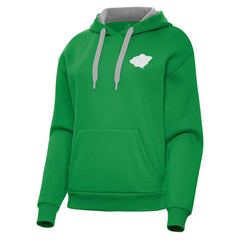 Minnesota Wild - Antigua Women's St. Patrick's Day Victory Pullover Hoodie Kelly Green