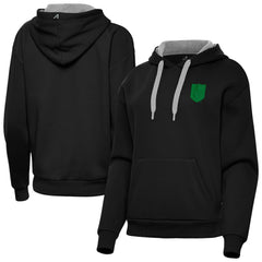 Vegas Golden Knights Antigua Women's St. Patrick's Day Victory Pullover Hoodie Black
