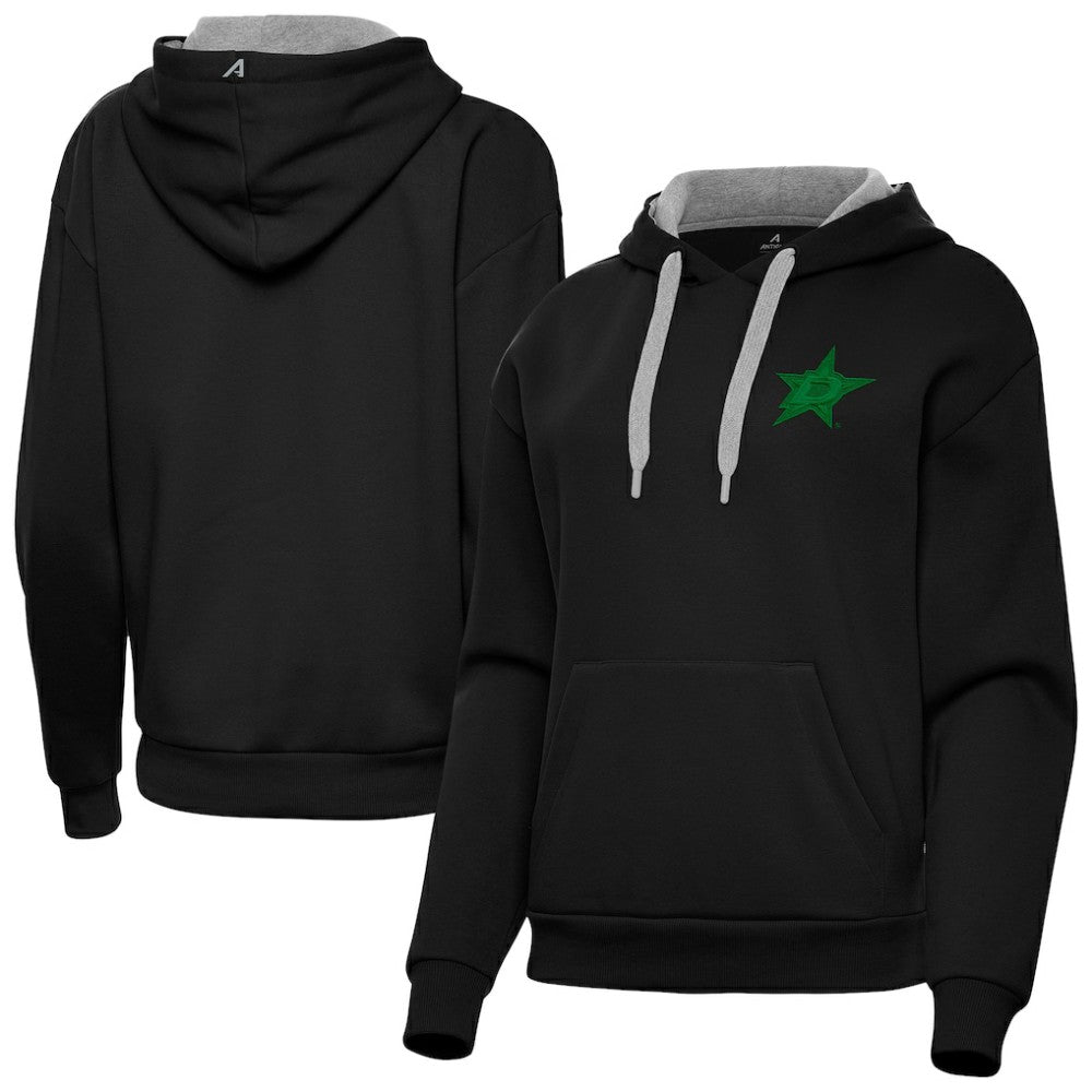 Dallas Stars - Antigua Women's St. Patrick's Day Victory Pullover Hoodie Black
