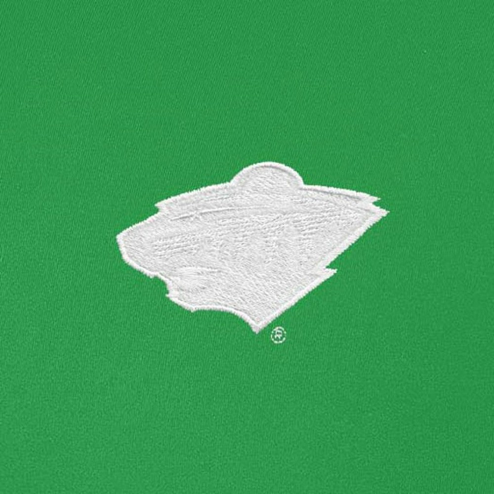 Minnesota Wild - Antigua St. Patrick Intent Quarter-Zip Pullover Top Kelly Green