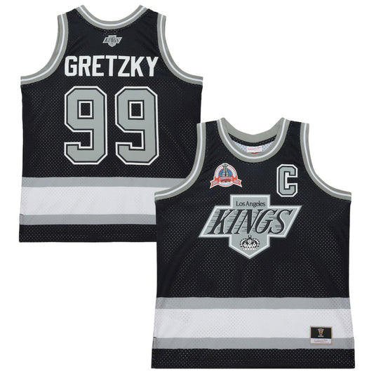 Wayne Gretzky Los Angeles Kings Mitchell & Ness Unisex Maxxed Out Fashion Basketball Jersey - Black | NHL Jerseys