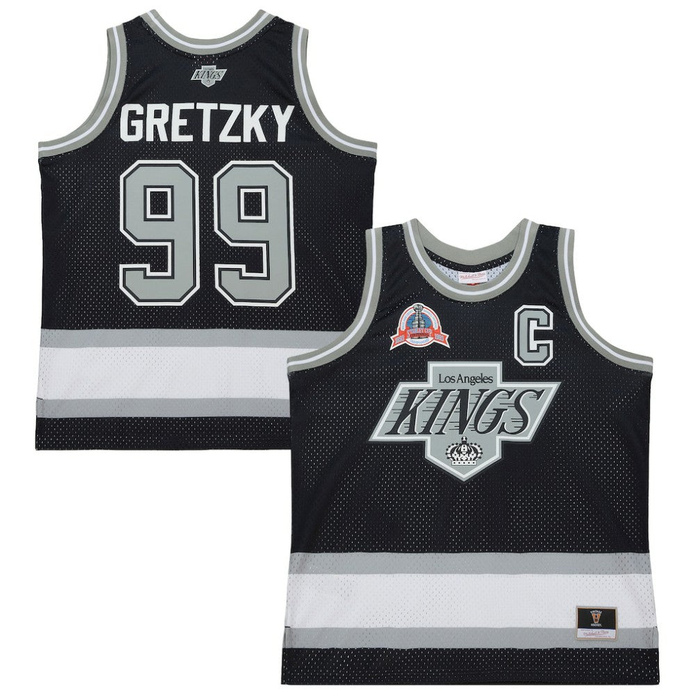 Wayne Gretzky Los Angeles Kings - Mitchell & Ness Unisex Maxxed Out Fashion Basketball Jersey Black