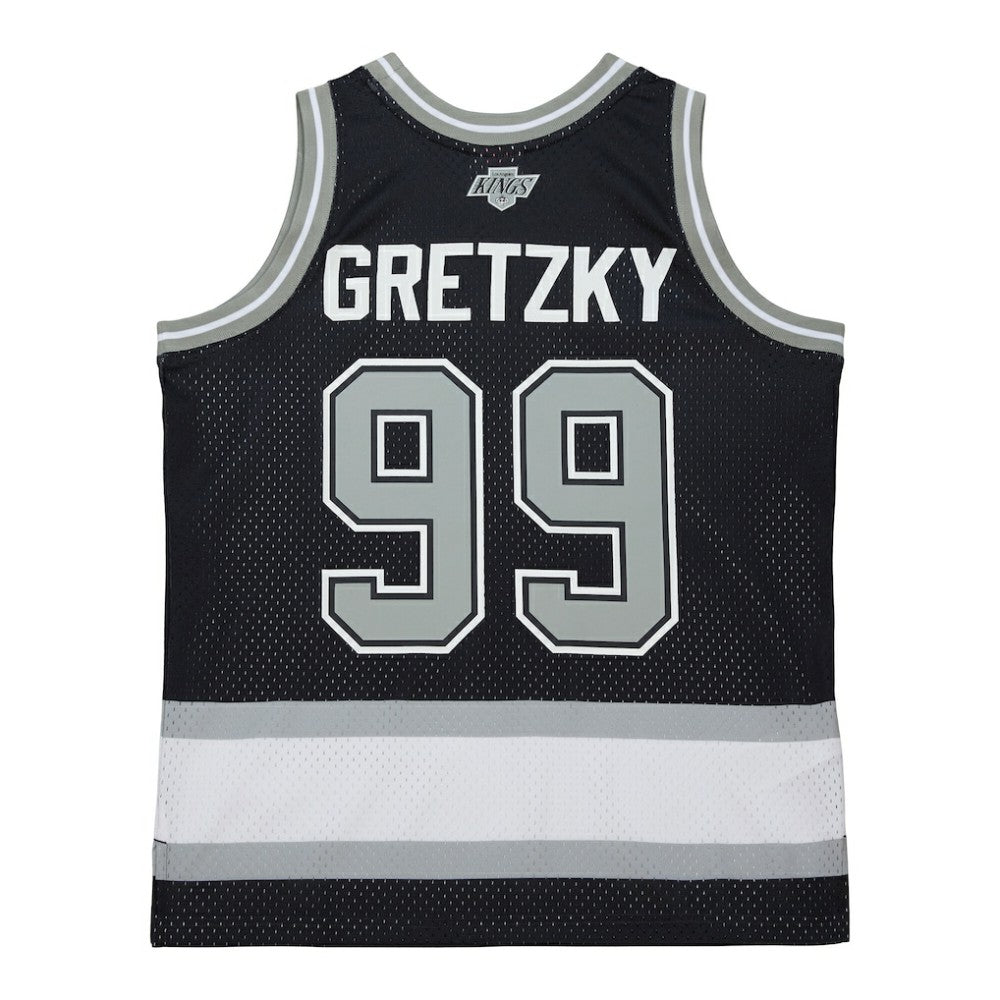 Wayne Gretzky Los Angeles Kings - Mitchell & Ness Unisex Maxxed Out Fashion Basketball Jersey Black