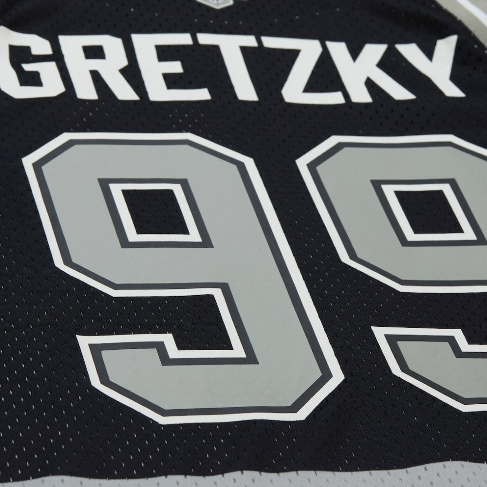 Wayne Gretzky Los Angeles Kings - Mitchell & Ness Unisex Maxxed Out Fashion Basketball Jersey Black