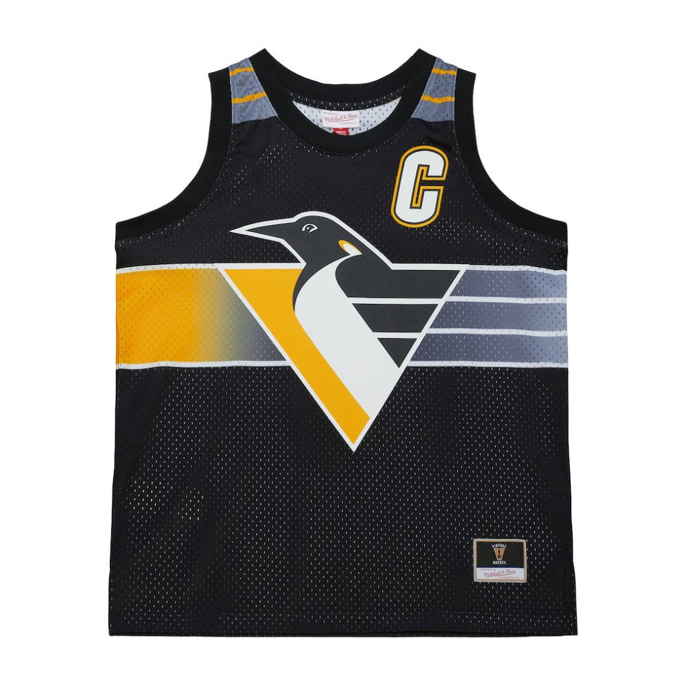 Mario Lemieux Pittsburgh Penguins Mitchell & Ness Unisex Maxxed Out Fashion Basketball Jersey - Black | NHL Jerseys