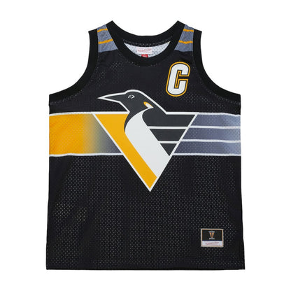 Mario Lemieux Pittsburgh Penguins Mitchell & Ness Unisex Maxxed Out Fashion Basketball Jersey - Black | NHL Jerseys