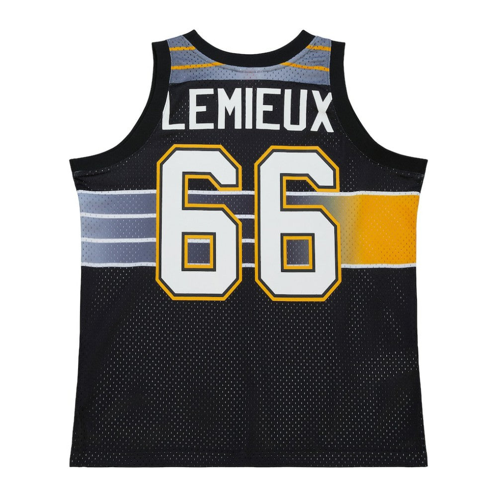 Mario Lemieux Pittsburgh Penguins Mitchell & Ness Unisex Maxxed Out Fashion Basketball Jersey - Black | NHL Jerseys
