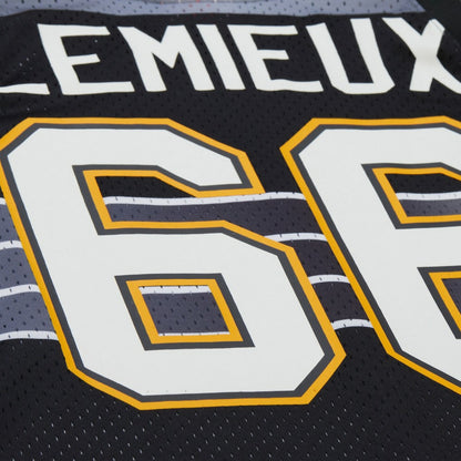 Mario Lemieux Pittsburgh Penguins Mitchell & Ness Unisex Maxxed Out Fashion Basketball Jersey - Black | NHL Jerseys