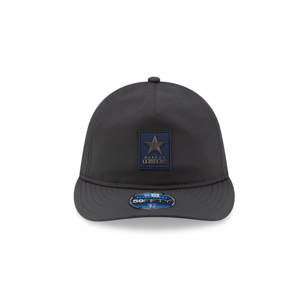 Dallas Cowboys New Era 2025 Sideline Cold Weather Retro Crown 59FIFTY Fitted Hat Charcoal - NFL