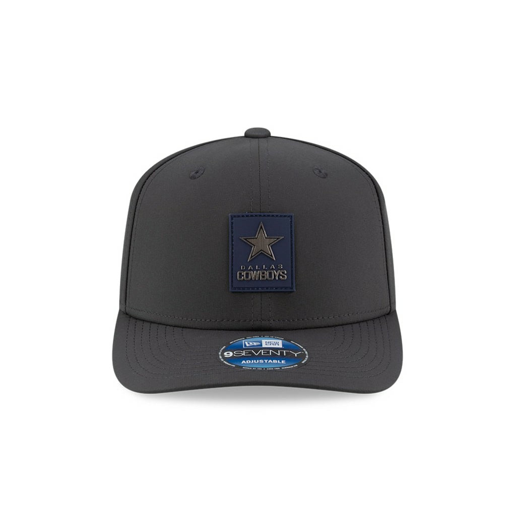 Dallas Cowboys New Era 2025 Sideline Cold Weather 9SEVENTY Adjustable Hat Charcoal - NFL
