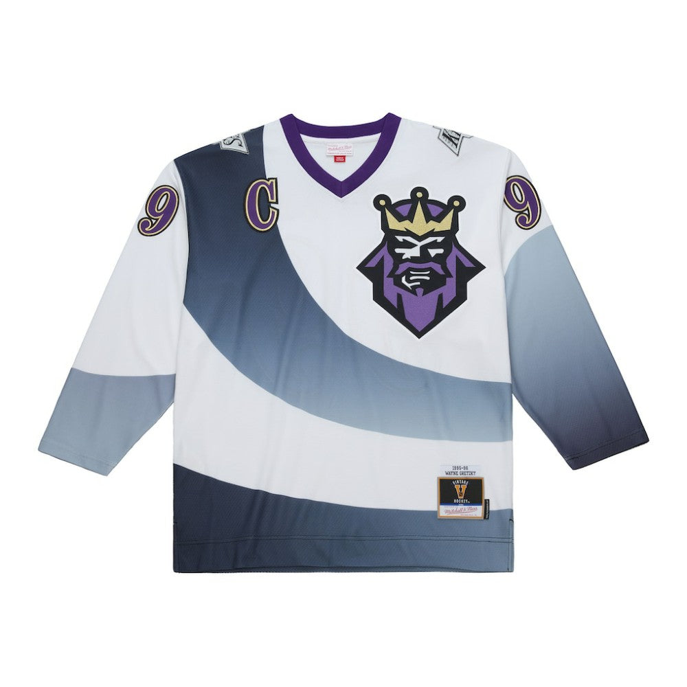 Wayne Gretzky Los Angeles Kings Mitchell & Ness 1995-96 Power Play Jersey - White | NHL Jerseys