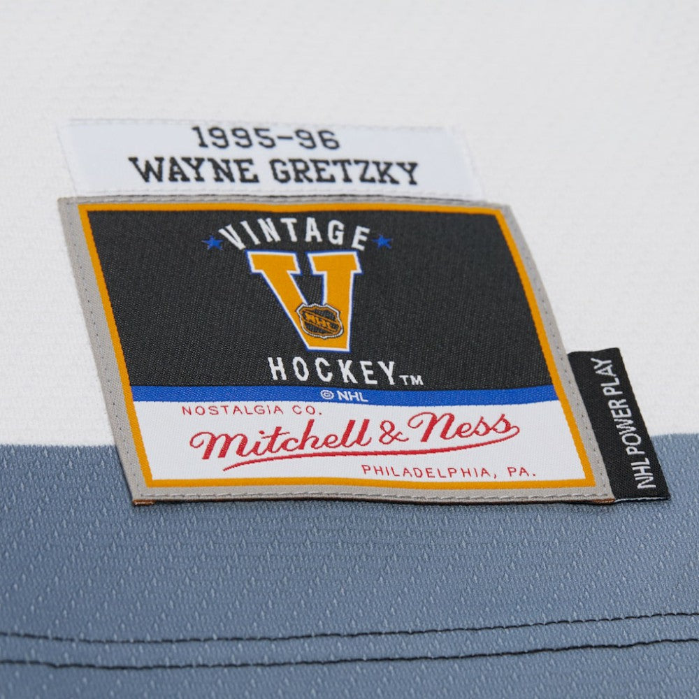 Wayne Gretzky Los Angeles Kings Mitchell & Ness 1995-96 Power Play Jersey - White | NHL Jerseys