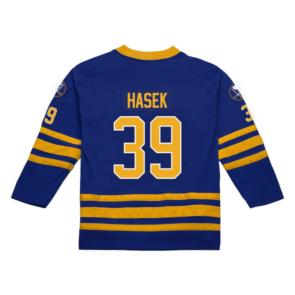Dominik Hasek Buffalo Sabres - Mitchell & Ness 1995-96 Power Play Jersey Royal