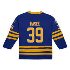 Dominik Hasek Buffalo Sabres - Mitchell & Ness 1995-96 Power Play Jersey Royal