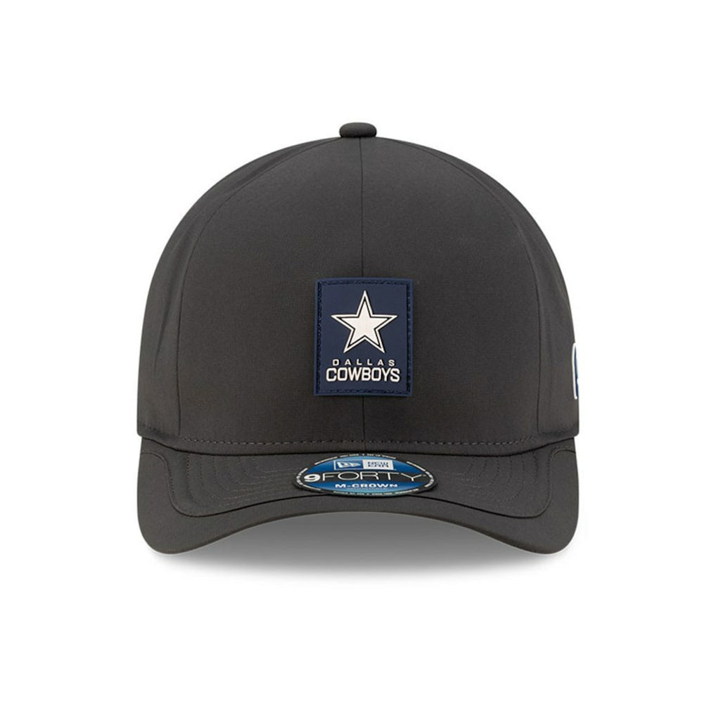 Dallas Cowboys New Era 2025 Sideline Cold Weather 9FORTY M-Crown Adjustable Hat Charcoal - NFL