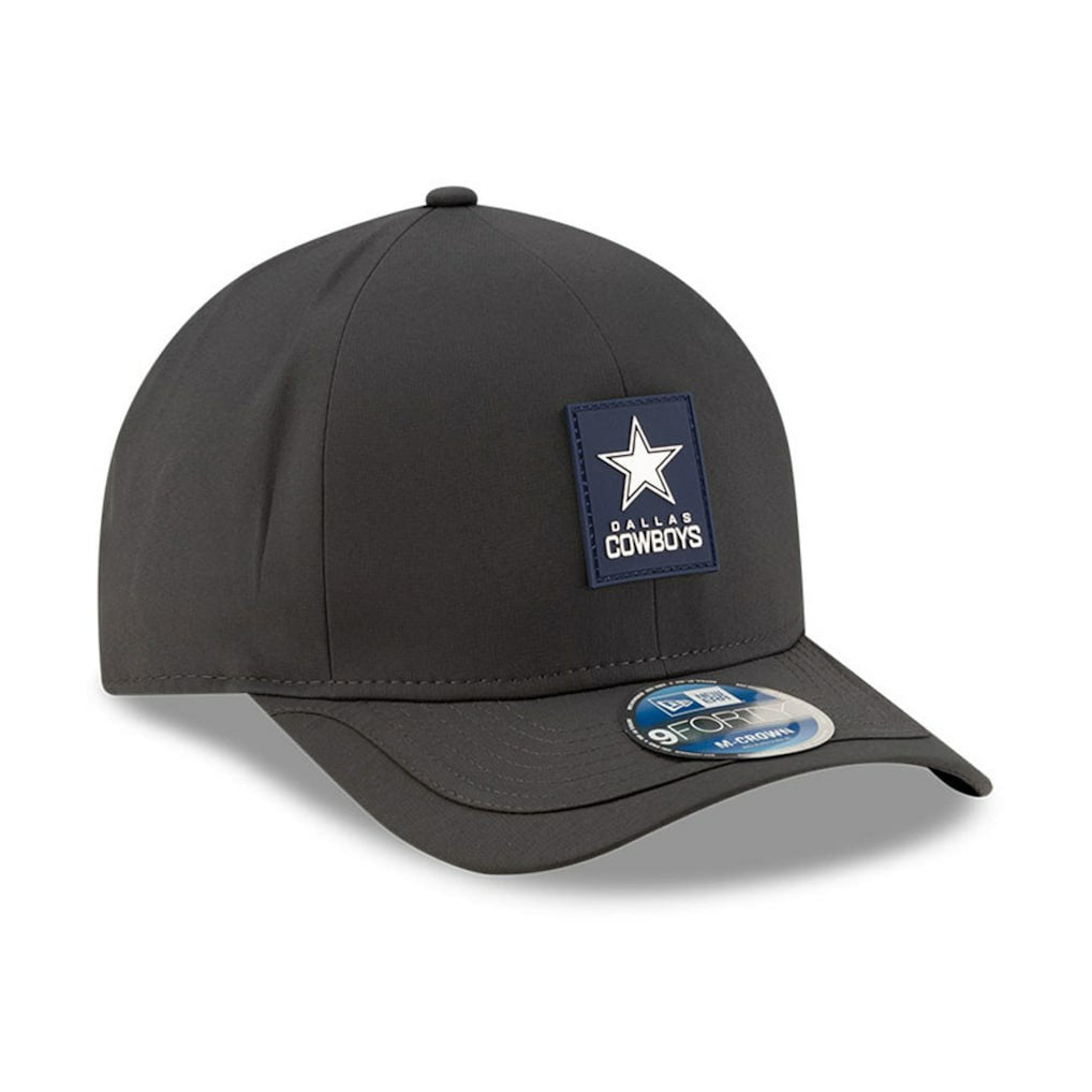 Dallas Cowboys New Era 2025 Sideline Cold Weather 9FORTY M-Crown Adjustable Hat Charcoal - NFL