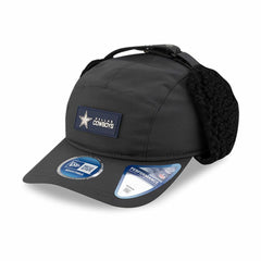 Dallas Cowboys New Era 2025 Sideline Cold Weather Runner Dog Ear Adjustable Hat Charcoal - NFL
