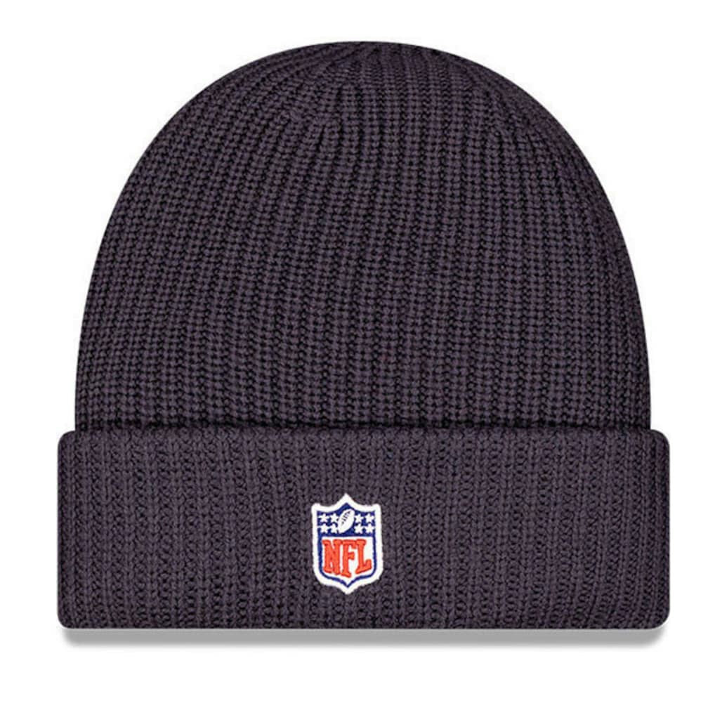 Dallas Cowboys New Era 2025 Sideline Cold Weather Cuffed Knit Hat Charcoal - NFL
