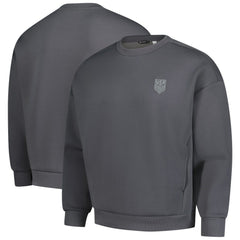 USMNT Levelwear Luxe Signature Lineage Tri-Blend Pullover Sweatshirt - Gray