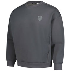 USMNT Levelwear Luxe Signature Lineage Tri-Blend Pullover Sweatshirt - Gray