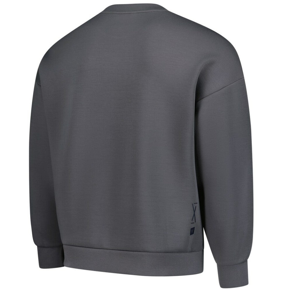USMNT Levelwear Luxe Signature Lineage Tri-Blend Pullover Sweatshirt - Gray