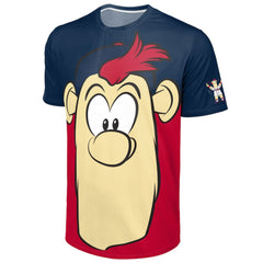 Atlanta Braves FOCO Big Logo Mascot T-Shirt discount