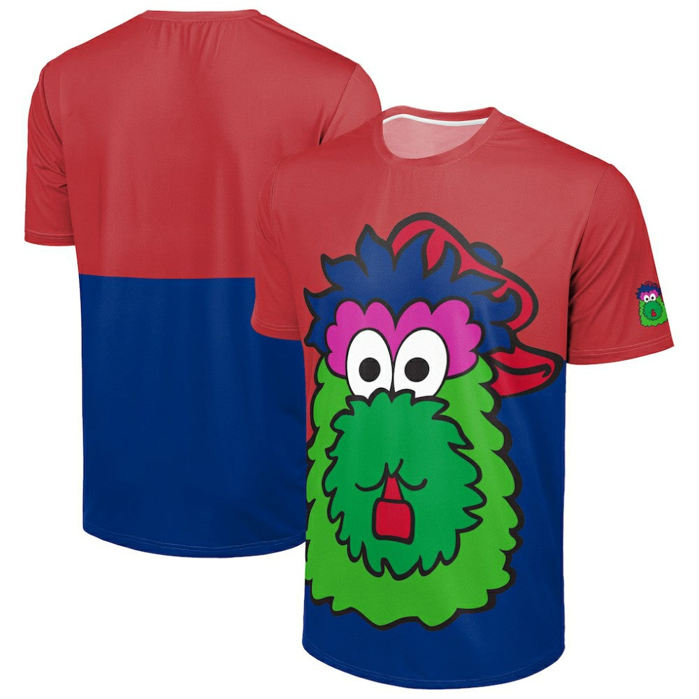 Philadelphia Phillies FOCO Big Logo Mascot T-Shirt Clearance