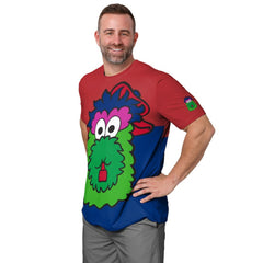 Philadelphia Phillies FOCO Big Logo Mascot T-Shirt Clearance