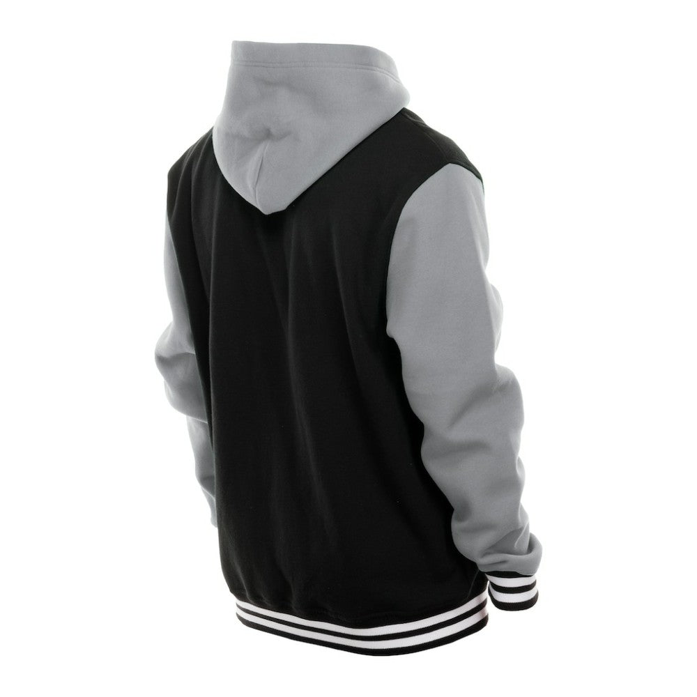 Vegas Golden Knights New Era Full-Snap Fleece Hoodie Jacket Black/Grey