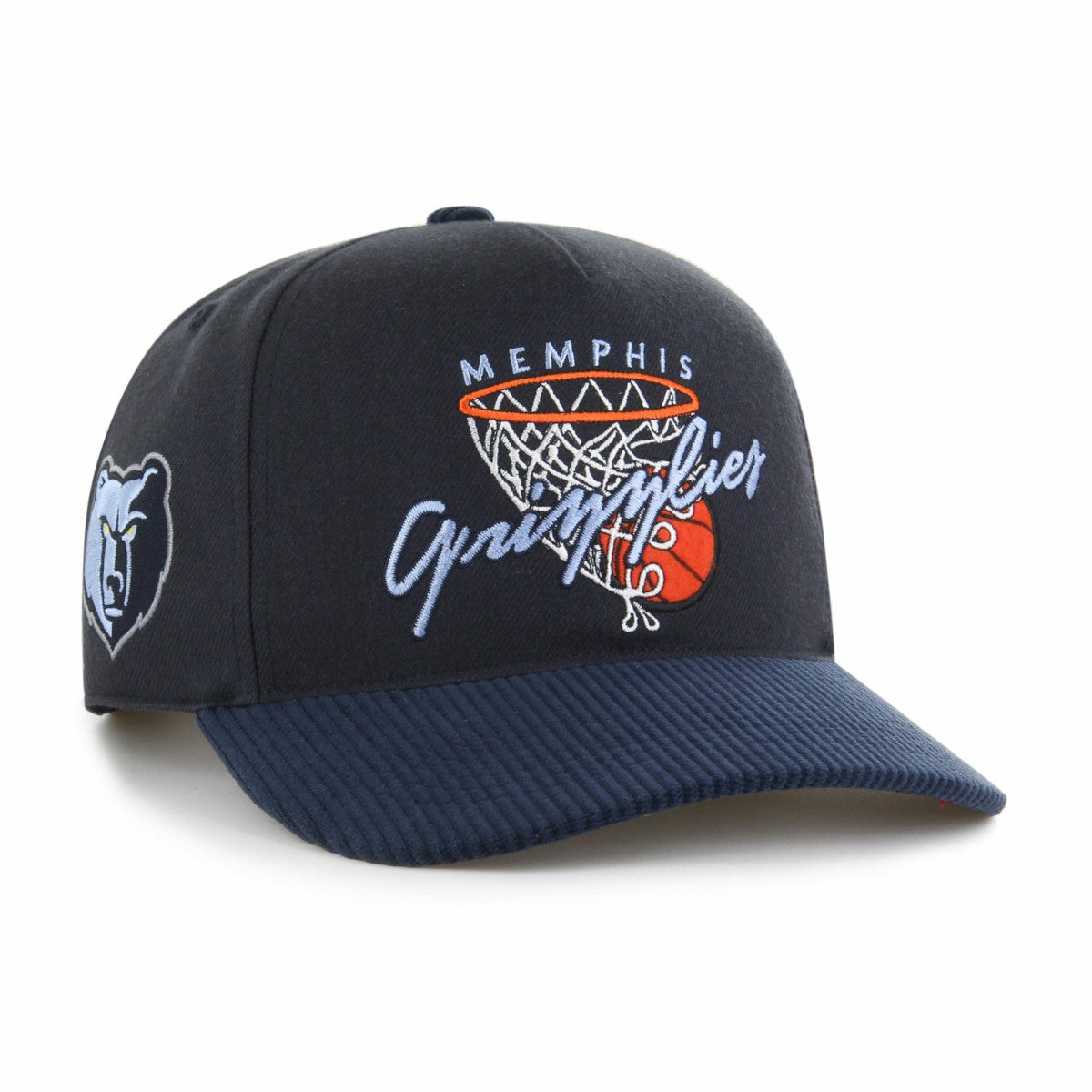 47 brand - Memphis Grizzlies '47 Nothing But Net Hitch Adjustable Hat - Navy