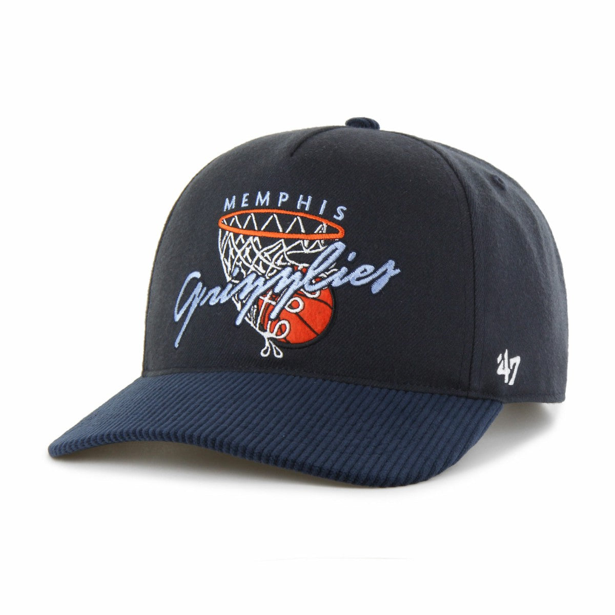 47 brand - Memphis Grizzlies '47 Nothing But Net Hitch Adjustable Hat - Navy
