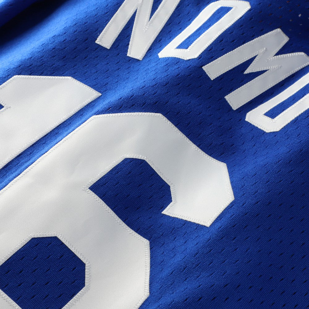 Hideo Nomo Los Angeles Dodgers Mitchell & Ness Cooperstown Collection Mesh Batting Practice Button-Up Jersey Lifestyle