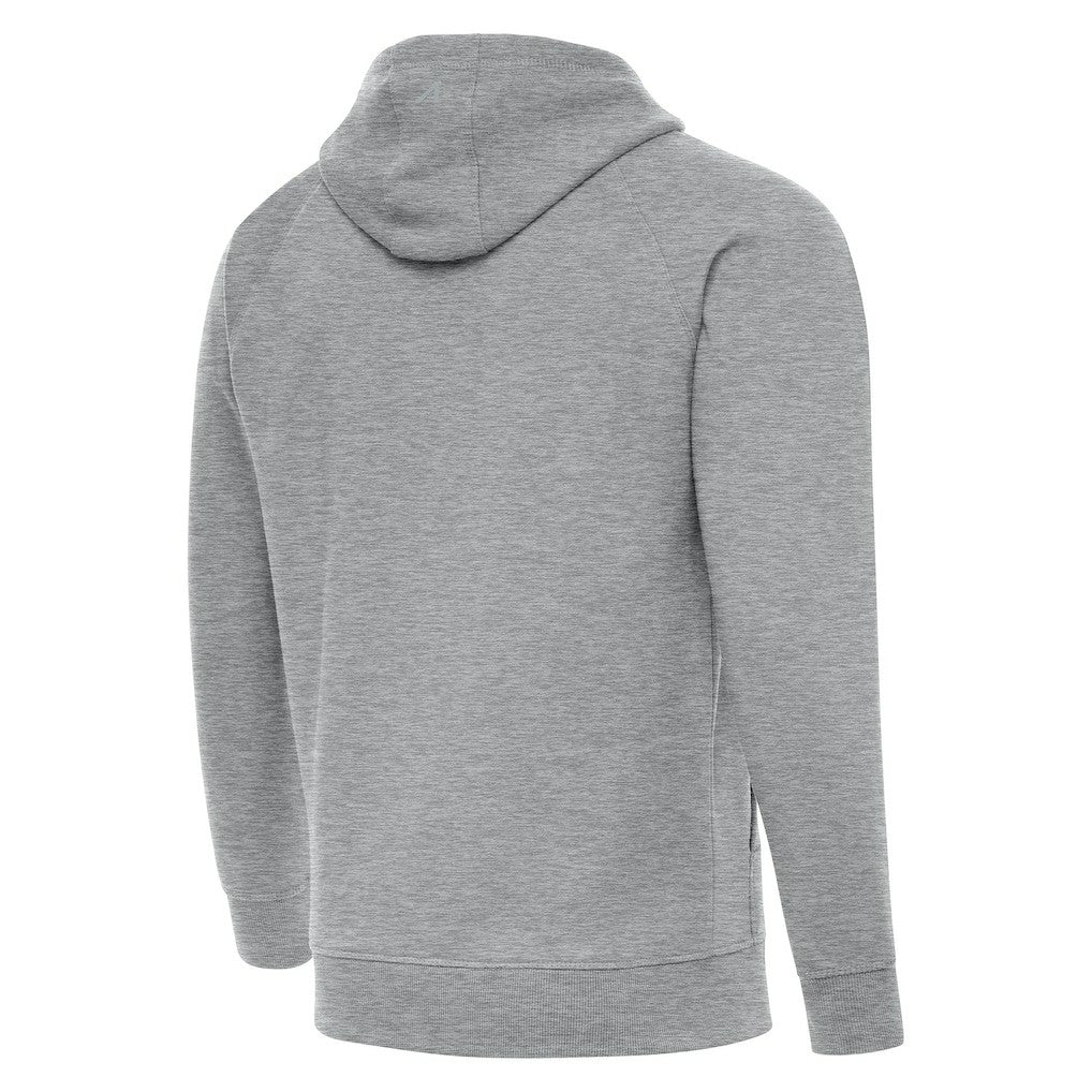 NBA - Golden State Warriors Antigua St. Patrick's Day Victory Raglan Pullover Hoodie - Heather Gray
