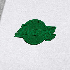 NBA - Los Angeles Lakers Antigua St. Patrick's Day Victory Raglan Pullover Hoodie - White