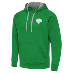 NBA - New York Knicks Antigua St. Patrick's Day Victory Raglan Pullover Hoodie - Kelly Green