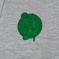 NBA - Boston Celtics Antigua St. Patrick's Day Victory Raglan Pullover Hoodie - Heather Gray