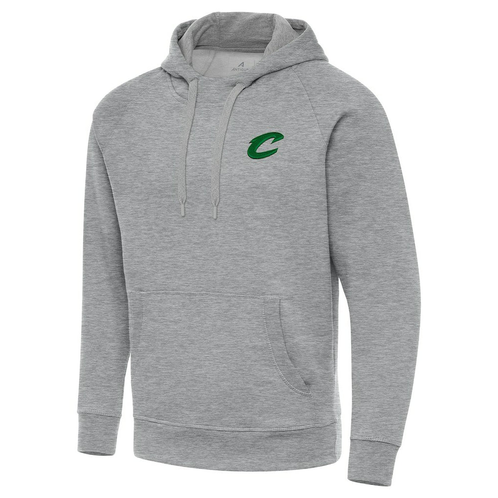 NBA - Cleveland Cavaliers Antigua St. Patrick's Day Victory Raglan Pullover Hoodie - Heather Gray