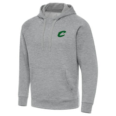 NBA - Cleveland Cavaliers Antigua St. Patrick's Day Victory Raglan Pullover Hoodie - Heather Gray