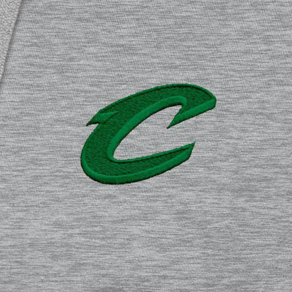 NBA - Cleveland Cavaliers Antigua St. Patrick's Day Victory Raglan Pullover Hoodie - Heather Gray