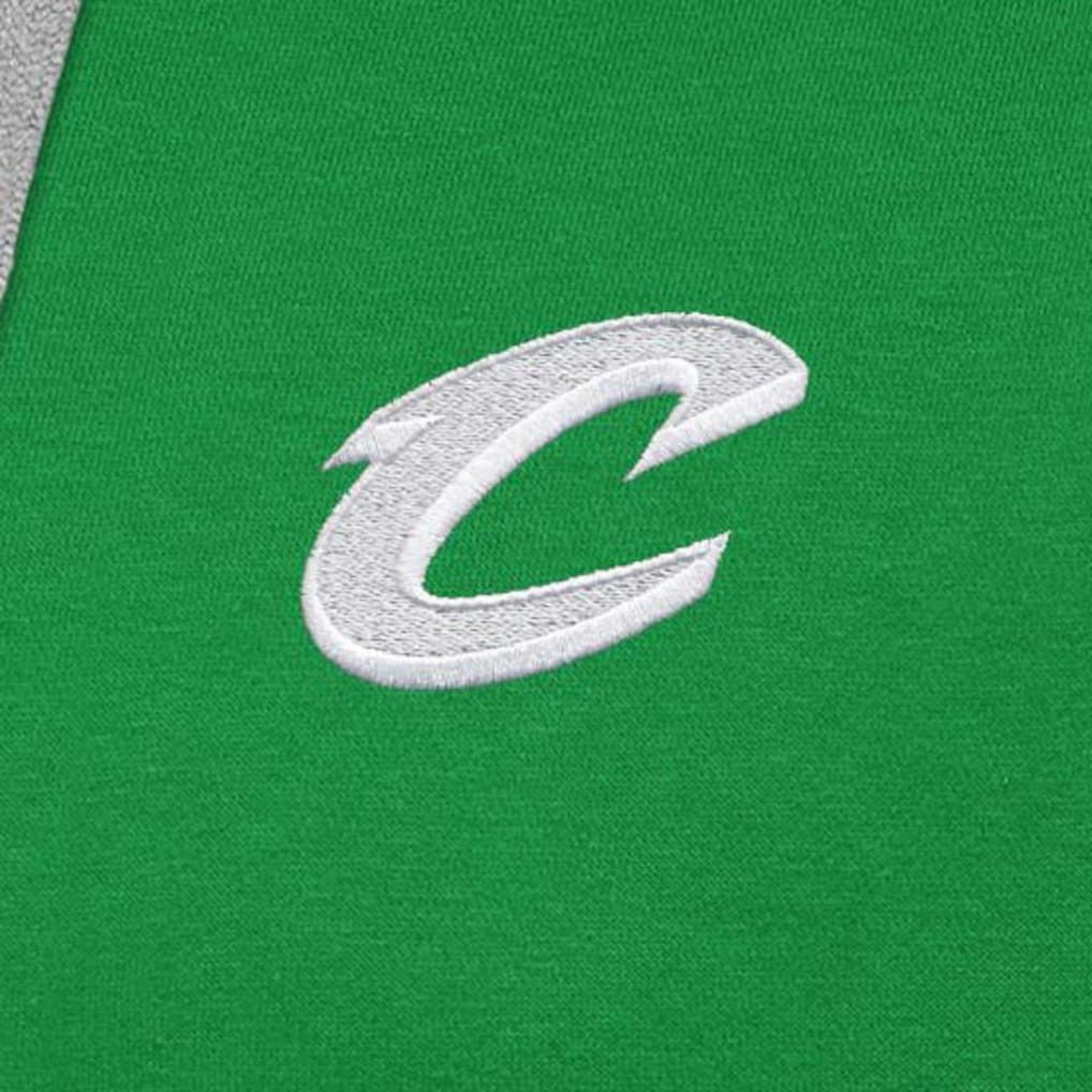 NBA - Cleveland Cavaliers Antigua St. Patrick's Day Victory Raglan Pullover Hoodie - Kelly Green