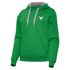 NBA - Chicago Bulls Antigua Women's St. Patrick's Day Victory Pullover Hoodie - Kelly Green