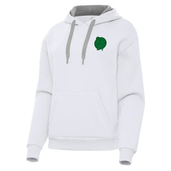 NBA - Boston Celtics Antigua Women's St. Patrick's Day Victory Pullover Hoodie - White