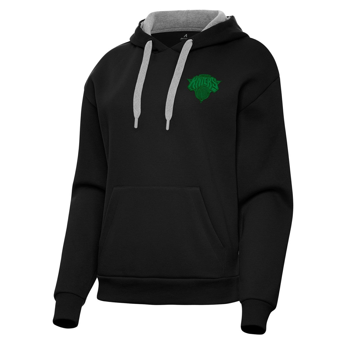 NBA - New York Knicks Antigua Women's St. Patrick's Day Victory Pullover Hoodie - Black