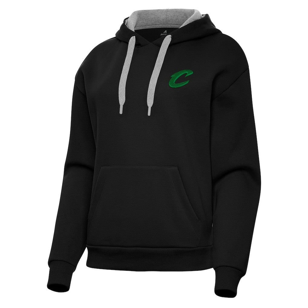 NBA - Cleveland Cavaliers Antigua Women's St. Patrick's Day Victory Pullover Hoodie - Black