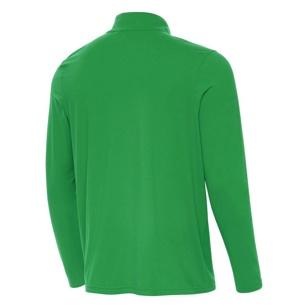 NBA - Milwaukee Bucks Antigua St. Patrick's Day Intent Quarter-Zip Jacket - Kelly Green