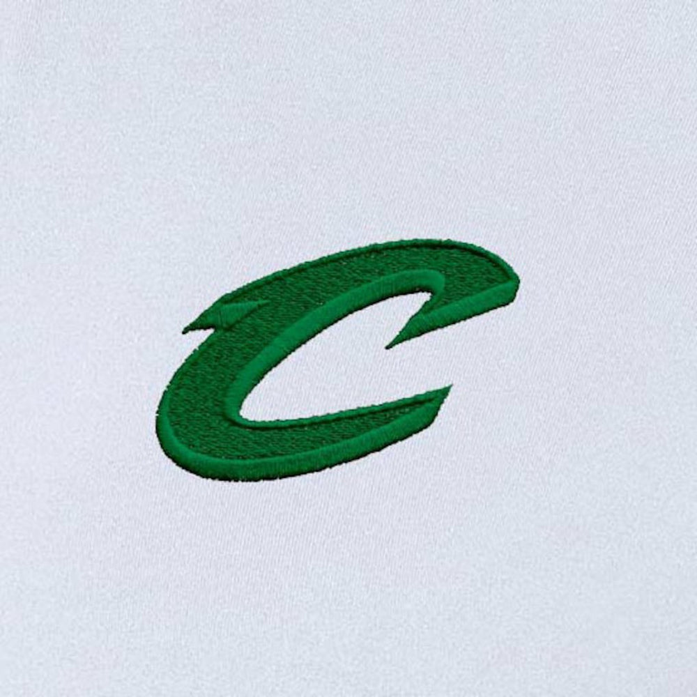 NBA - Cleveland Cavaliers Antigua Women's St. Patrick's Day Intent Quarter-Zip Top - White
